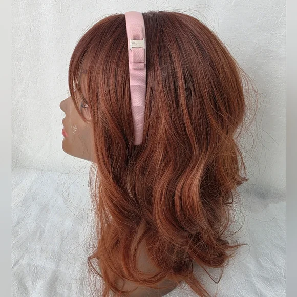Auth Salvatore Ferragamo Vara Bow Pink Headband Auth Salvatore Ferragamo Vara Bow Pink Headband Hair Accessories main image 4